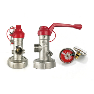 Valve d'extincteur à poudre chimique sèche ABC sur roues pour extincteur à chariot, accessoire d'équipement de lutte contre l'incendie - Product Image 1