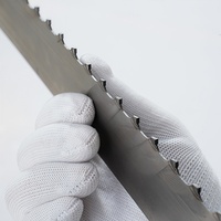 Lame de scie à ruban en carbure EJ Woodworking, dents affûtées, finition blanche, pour scie à portique verticale et horizontale, bois dur, acajou, pin, sur mesure