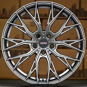 New product 18 19 20 inches 5x112 114.3 108 66.6 black rims concave for pick up