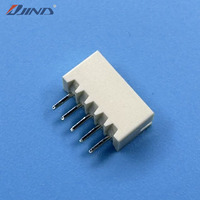 Conector de Enchufe PCB de 5 Pines, Paso de 2.0 mm, Color Beige, PH-5A, Terminal de Latón con Recubrimiento de Estaño, 2A 250V, Montaje en Placa