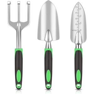 Ensemble d'outils de jardinage en alliage d'aluminium durable avec poignée en caoutchouc pour l'agriculture intérieure - Personnalisable OEM - Product Image 5