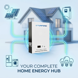 <span class=keywords><strong>Batterie</strong></span> au lithium LiFePO4 51,2 V, 6000 cycles, pour stockage d'énergie domestique, 48 V 100 Ah, certifiée CE, <span class=keywords><strong>batterie</strong></span> solaire pour alimentation de secours à domicile - Product Image 2