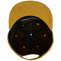 Casquette Snapback Hip-Hop 5 Panneaux Ajustable de Haute Qualité en Velours Côtelé Broderie 3D Lettres Sportives Décontractées Unisexe Sports de Plein Air