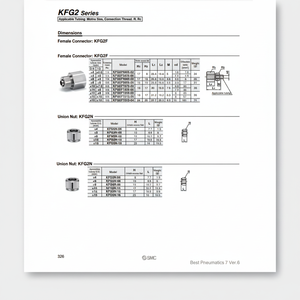 SMC Pneumatics Insert Fittings Piezas neumáticas de alta calidad - Product Image 1