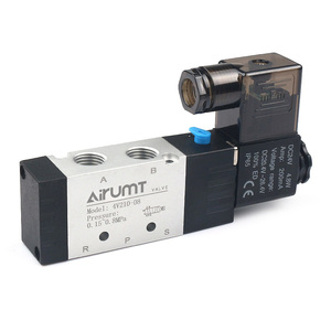 אוויר 4 v210-08 3v210 dc24v 220vac שסתום סולנואיד בקרת אוויר 220vac שסתום סולנואיד