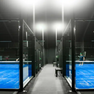 Entrega en 3-5 Días, Acero Galvanizado en Caliente, Vidrio Templado de 12 mm, Certificado CE, Canchas de Pádel Completas Estándar de 10*20 - Product Image 2