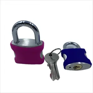 40毫米定制铝或标准低价防水钩环廉价定制安全锁定挂锁和舱壁钥匙