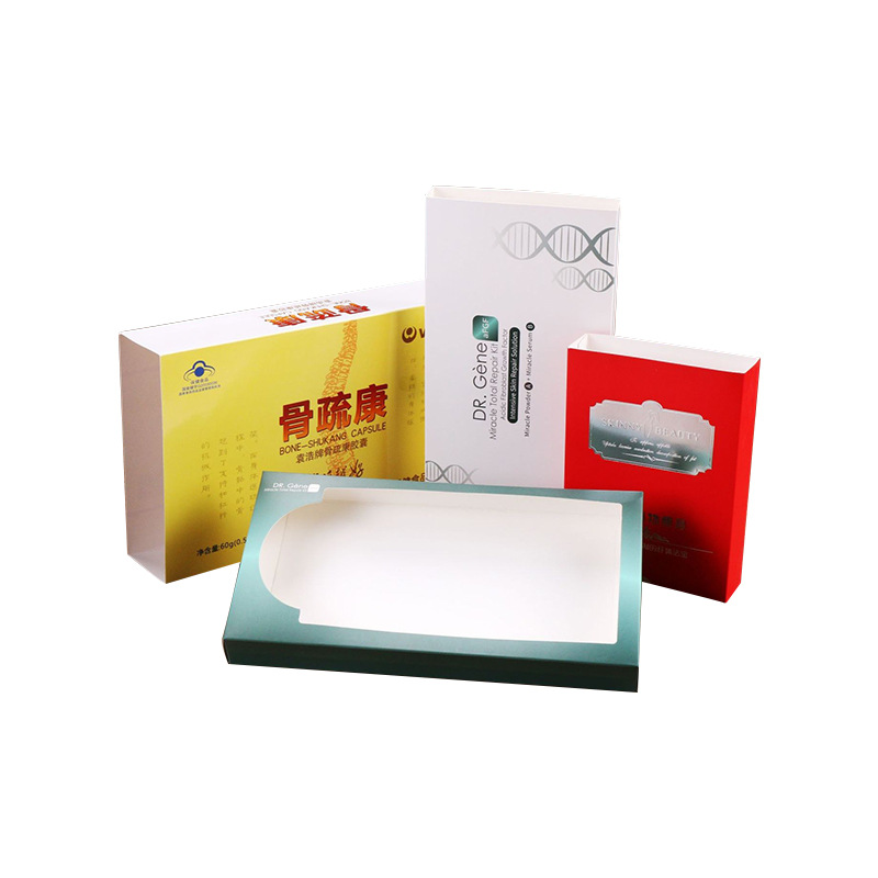 Premium Custom Herbal Supplement Boxes Eco-Friendly Pill Packaging Cardboard Medicine Organizer