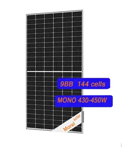 热卖HPBC HIMO6太阳能电池板450瓦双面龙基工厂价格批发价格500瓦550瓦600瓦太阳能屋面瓦