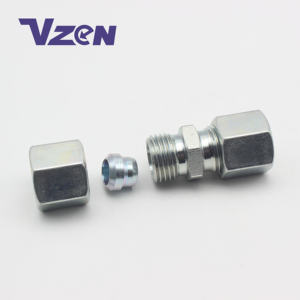 Паркер G/GR 1C/1D RN высокого давления NPT/ JIC/ <span class=keywords><strong>SAE</strong></span>/ BSP Метрическая гидравлическая втулка адаптер для оливкового режущего кольца гайка - Product Image 1