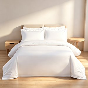 Quality 300TC 100% Cotton Hotel Bed Sheet Set Pillow Cover <strong>Single</strong> Bed Modern Woven All-Season Customizable Duvet <strong>Bedding</strong> - Product Image 2