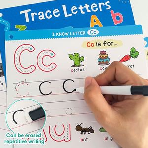 Handwriting Practice Workbook A-Z Alphabet Letter Tracing Activities for Capital and Small Letters - Product Image 2