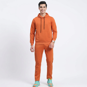 Nuevo Conjunto Deportivo de Alta Calidad para Hombre, 100% Algodón, Felpa, Transpirable, Sudadera con Capucha - Product Image 1