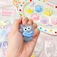 Nouveauté 2026 : Jouet Squishy Patte de Chat Translucide à Grande Bouche, Breloque Anti-Stress Souple pour Enfants