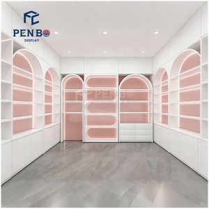 Étagère <span class=keywords><strong>de</strong></span> présentation personnalisée pour soins <span class=keywords><strong>de</strong></span> la <span class=keywords><strong>peau</strong></span>, mobilier <span class=keywords><strong>de</strong></span> beauté pour magasin <span class=keywords><strong>de</strong></span> détail, présentoir <span class=keywords><strong>de</strong></span> maquillage et cosmétiques, armoire <span class=keywords><strong>de</strong></span> présentation en arc, mobilier <span class=keywords><strong>de</strong></span> salon - Product Image 2