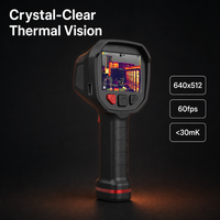 Caméra thermique de suivi froid/chaud LSJ F1200 avec commutation automatique de la portée, caméra thermique pour scènes d'incendie
