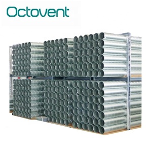 HVAC Hệ Thống Các bộ phận cách điện mạ kẽm spiro hình bầu dục ống dẫn không khí - Product Image 3