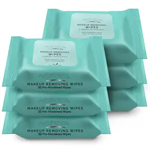 Wholesale Organic Bamboo Fiber Makeup Removing Wipes Sensitive Skin Makeup Remover Wipes With Private Label
