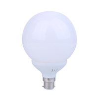 Ampoule CFL à économie d'énergie 20W B22 avec abat-jour globe blanc chaud, certifiée ISO9001