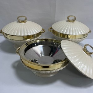 Calentador de Alimentos Aislado de Mármol de Alta Gama 2L 2.3L 2.8L, Olla Térmica Comercial para Catering, Plato de Exhibición para Buffet, América del Norte - Product Image 2