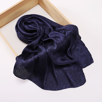 Nouveau design – Foulard long en satin jacquard imitation soie pour femmes musulmanes malaisiennes – Châle et couvre-chef pour femmes