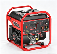 Générateur d'essence portable refroidi par air 5 kW à démarrage automatique et manuel, monophasé 220 V, pour usage domestique d'urgence – Vente directe usine