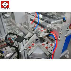 Machine de tampographie automatique haute précision pour bouchons de bouteilles, système complet avec traitement de surface et ligne de séchage IR haute vitesse - Product Image 5