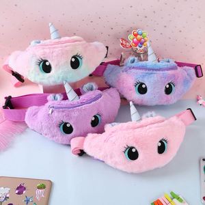 Bolso de Mano de Felpa Suave y Esponjoso para Niñas de 3 a 8 Años, Marca Personalizada, Regalo Perfecto para Invierno, Mini Bolso Cruzado de Dibujos Animados - Product Image 2