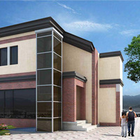 Livraison gratuite Villas pour 2 personnes à 3 étages-Petit ascenseur hydraulique Mini villas pour 4 personnes du 2e au 3e étage Ascenseur à prix réduit