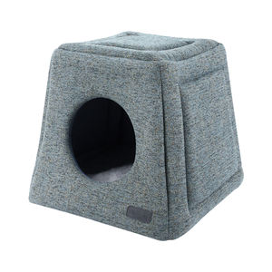 Cueva de gato de espuma plegable de moda para el hogar, cómodo <span class=keywords><strong>nido</strong></span> de gato con patrón sólido, Camas De Caverna Para Gatos - Product Image 1