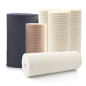 GINYI Fabrik hochwertiges hochfester Kleidungszubehör gewebtes Fischseidennetz elastisches Netzband Bandband Riemen für Gürtel
