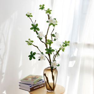 Gran OFERTA DE FLORES ARTIFICIALES Azalea sensación suave hogar boda para novia sosteniendo flores hogar Hottel Decoración - Product Image 2