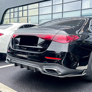 ชุดแต่งรอบคันสำหรับ Mercedes Benz E-Class W214 S214 AMG 2024+ สปอยเลอร์กันชนหลัง ดิฟฟิวเซอร์กันชนหลัง อุปกรณ์ตกแต่งรถยนต์ - Product Image 5