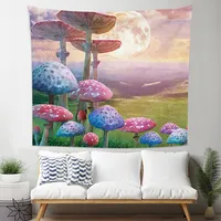 Tapisserie psychédélique en forme de champignon, tapisserie murale pour chambre à coucher, décoration d'intérieur