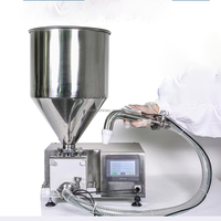 Nouvelle machine commerciale multifonctionnelle légère à écran tactile pour l'injection de confiture, de gelée, de crème, de pâte à biscuits et de crème pour gâteaux (pour pain, beignets, etc.)