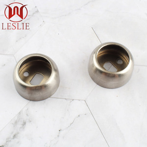 Supporto <span class=keywords><strong>per</strong></span> Tubi in Acciaio Inox 201, Finitura Nichel Spazzolato, 25mm, Flangia Staccabile, Accessori <span class=keywords><strong>per</strong></span> <span class=keywords><strong>Armadi</strong></span> e Guardaroba - Product Image 3