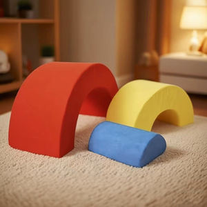 TENGXIANG blocchi arrampicata per bambini morbido velluto a coste e schiuma <span class=keywords><strong>gioco</strong></span> Tunnel Set parco giochi per interni/esterni attrezzature per bambini - Product Image 2