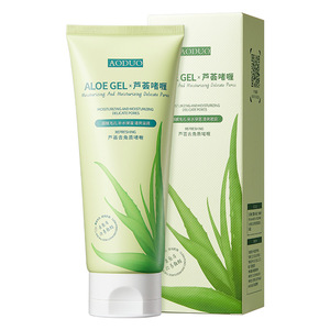 Aoduo Gel exfoliant à l'aloe vera 150g, exfoliant doux pour éliminer les peaux mortes, hydratant pour le visage et le corps - Product Image 2