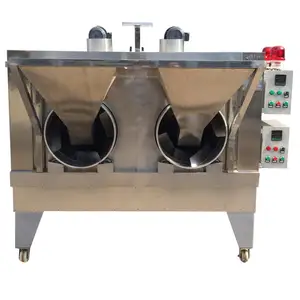 Stainless steel peanut/ground nut roaster corn almond chickpea blue beans grains flax seeds roasting machine