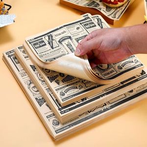 Papel Antigrasa de Grado Alimenticio con Recubrimiento de Cera para Envolver Carnes Frías, con Logotipo Impreso Personalizado, Venta al Por Mayor - Product Image 1