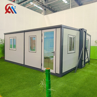 Maison Modulaire Préfabriquée à Châssis Acier 700mm, Conteneur Pliable et Extensible, Isolée, pour Appartement ou Centre Commercial