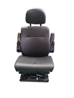 Siège de conducteur universel simple pivotant à 360° pour minibus et fourgonnette avec rail coulissant, OEM ODM personnalisé