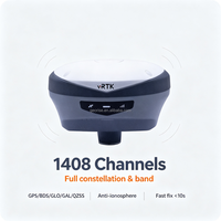 Récepteur GNSS RTK professionnel Hi-Target IRTK20, 1408 canaux, IMU, nivellement visuel pour la topographie de chantier