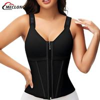 Top Moldeador Transpirable de Malla Reforzada para Mujer con Sujetador Integrado, Corsé, Prenda Exterior, Faja Reductora de Cintura y Moldeadora Corporal
