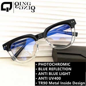 <span class=keywords><strong>Lunette</strong></span> photochromique anti lumière bleue charnière à ressort vintage tr90 <span class=keywords><strong>ronde</strong></span> lunett photogray <span class=keywords><strong>homme</strong></span> femmes <span class=keywords><strong>homme</strong></span> 2024 lunettes photochromiques - Product Image 2