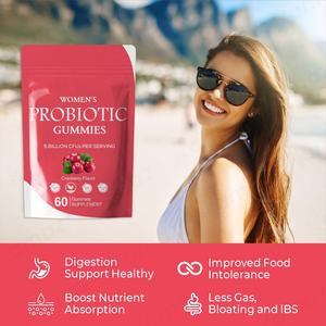 Amaz OEM Private Label integratore alimentare vitamine sostegno Flora salute delle donne gummie probiotiche - Product Image 6