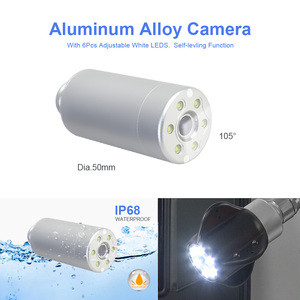 Caméra vidéo endoscopique de petite taille 9 pouces HD avec éclairage LED, angle de champ de 120 degrés, câble de 30 m, compteur de mètres, étanche IP68 - Product Image 4