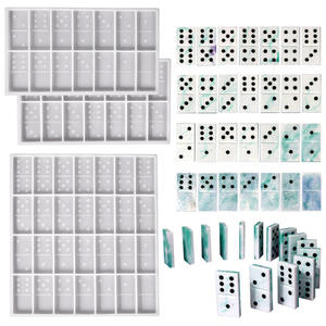 <span class=keywords><strong>Jeu</strong></span> <span class=keywords><strong>de</strong></span> société <span class=keywords><strong>domino</strong></span> arithmétique pour enfants bricolage, moule à colle pour échecs et cartes - Product Image 5
