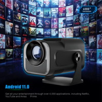 Portable Mini Smart Android Projecteur HD 4K WiFi LCD Lampes Lentille 3D Caractéristiques Puces pour Home Outdoor Theater