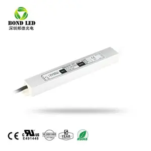 Driver de tensão constante de led, 30w 60w 100w 200w 300w à prova d'água fonte de alimentação de led